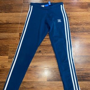 Cute blue original adidas leggings